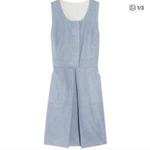 J. Crew chambray Cotton sundress 10